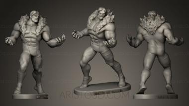 Figurines heroes, monsters and demons (STKM_0175) 3D model for CNC machine